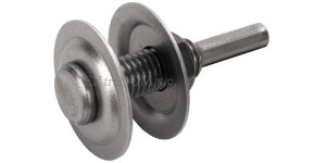 Trzpień mocujący do tarcz szlifierskich i polerskich śr. 10mm Wolfcraft 2116000