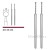 Sztyfty szlifierskie diamentowe Proxxon kulka Ø 1,2 mm kpl 2 szt 28230