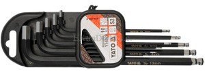 Klucze imbusowe Yato 10 sztuk  YT-0561