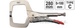 Szczypce zaciskowe, spawalnicze typ C Yato 280mm - 2468