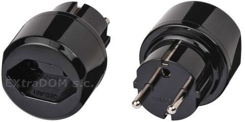 Adapter podróżny Szwajcaria => Euro Brennenstuhl