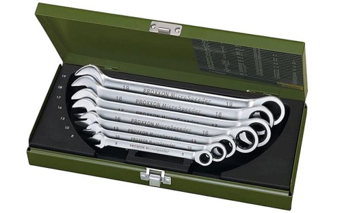 Klucze płasko - oczkowe Micro-speeder Proxxon z grzechotką 7cz. 23275