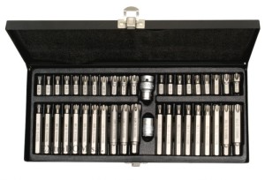 Klucze trzpieniowe YATO TORX security i RIBE 42cz. YT-0420