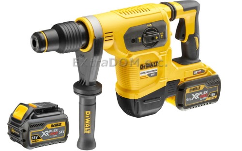 DEWALT Młotowiertarka akumulatorowa SDS-Max XR FlexVolt 54V 6,1J DCH481X2-QW 2 aku. 9,0Ah, ładowarka i mocny kufer