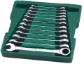 Klucze płasko - oczkowe grzechotką Gearwrench SATA zestaw 12 szt. 09040