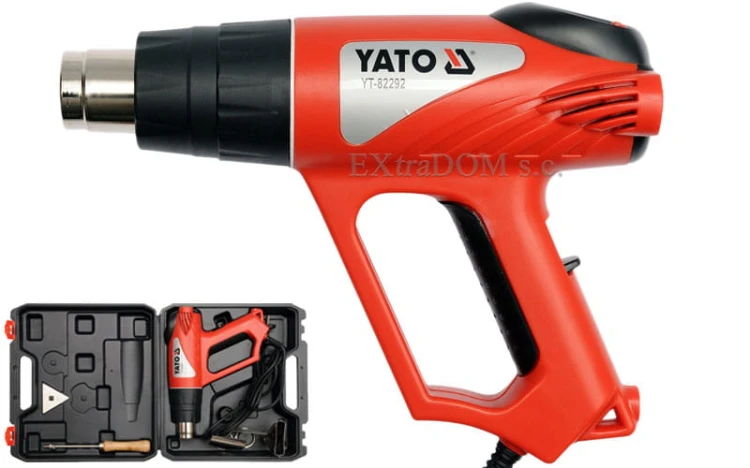 Yato opalarka 2000W 50550°C +akcesoria wskaźnik LED YT-82292