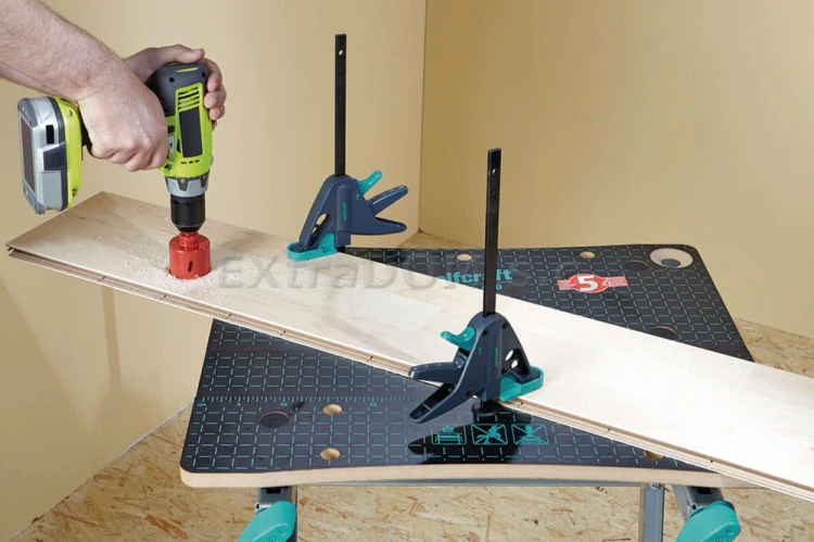 Ścisk do stołów zaciskowo maszynowych PRO 65-150-W Wolfcraft 3036000