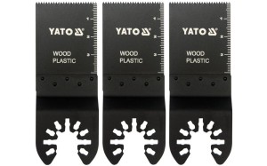 Brzeszczoty wgłębne do urządzenia wielofunkcyjnego YATO kpl. 3 szt. YT-34685
