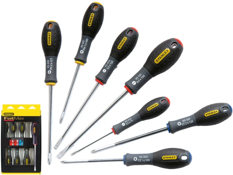 Wkrętaki Stanley FatMax® zestaw 7 sztuk 
