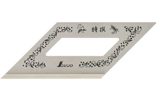 Kątownik 45º standard, stal nierdzewna Shinwa 62103