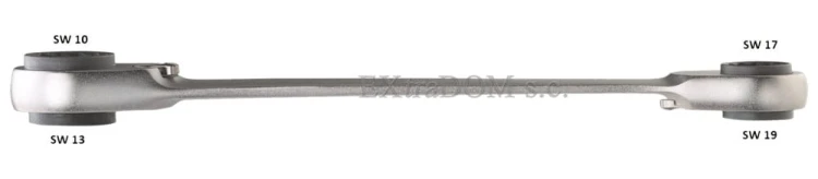 Proxxon klucz oczkowy z grzechotką MicroSpeeder 4w1 – 10-13-17-19mm 23236