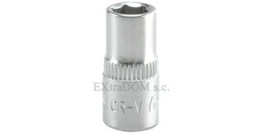 Nasadka Yato  7mm 1/4" 6-kątnana Cv krótka  YT-1406
