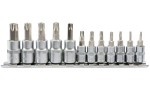 Klucze trzpieniowe YATO TORX security 12cz. na szynie YT-04332