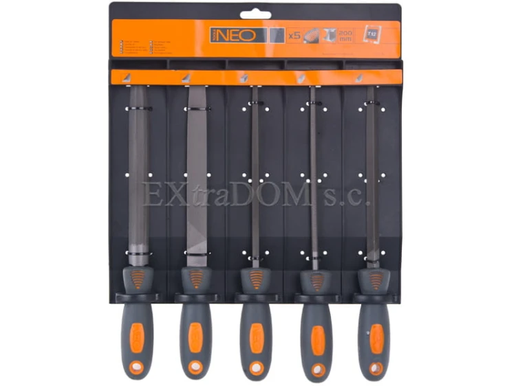 Pilniki do metalu Neo Tools komplet 5 szt. 37-610