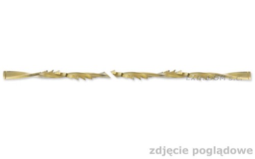 Brzeszczoty spiralne do miękkiego drewna i sklejki SPIRAL rozm. 00 130mm 59,1 zęba/cal 12 szt. Pegas 90.500