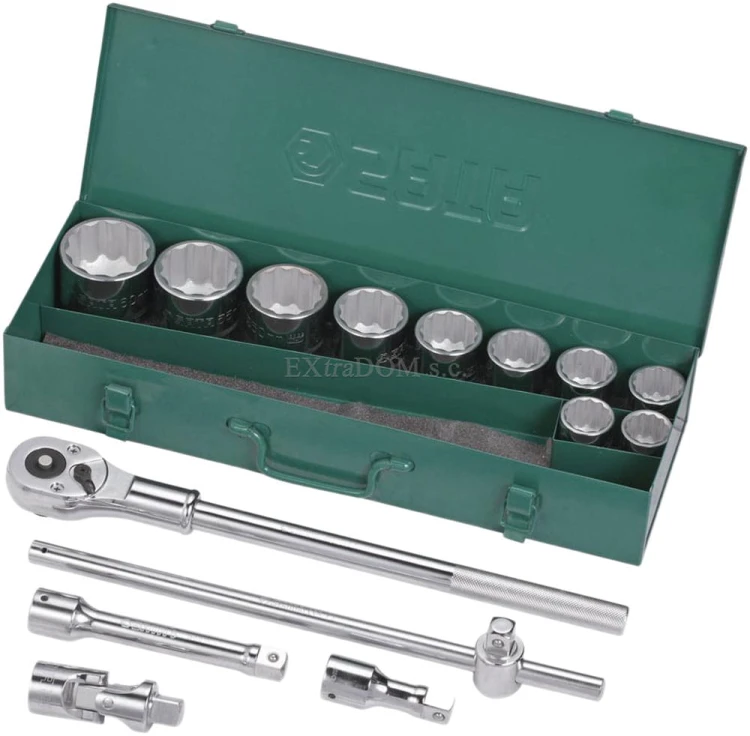 Klucze nasadowe 3/4” metryczne Sata kpl. 15 cz. 09015
