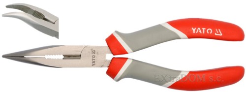Yato szczypce zwężane wygięte