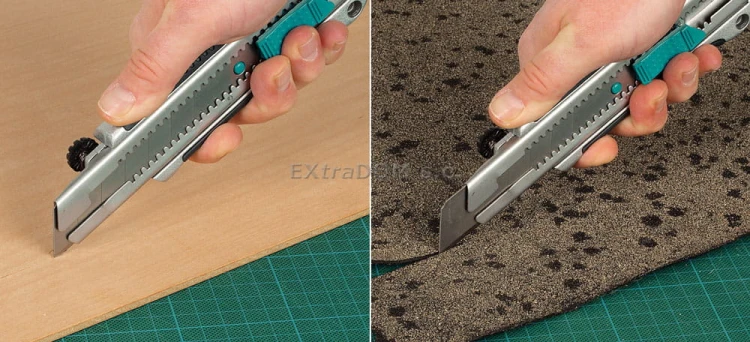 WOLFCRAFT NÓŻ profesjonalny, metalowy z odłamywanym ostrzem 25mm 4081000