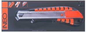 Nóż z łamanym ostrzem 18mm Neo Tools 63-011