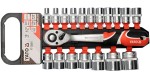 Nasadki z grzechotką Yato 1/2" zestaw 19cz. YT-38681