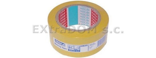  Taśma ostrzegawcza Tesa PVC 33m 50mm żółta przylepna 