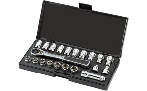 Klucze nasadowe przelotowe PASS-THRU 3/8” metryczne i calowe Sata kpl. 21 cz. 09134