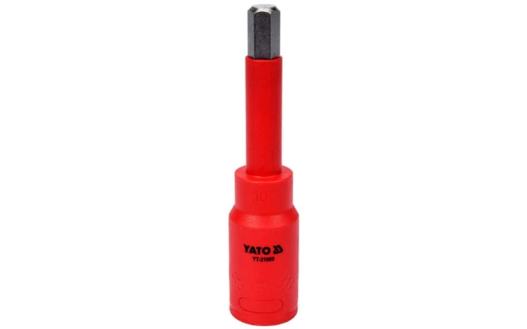 Izolowany klucz trzpieniowy HEX 10x120mm 1/2 VDE YATO YT-21089