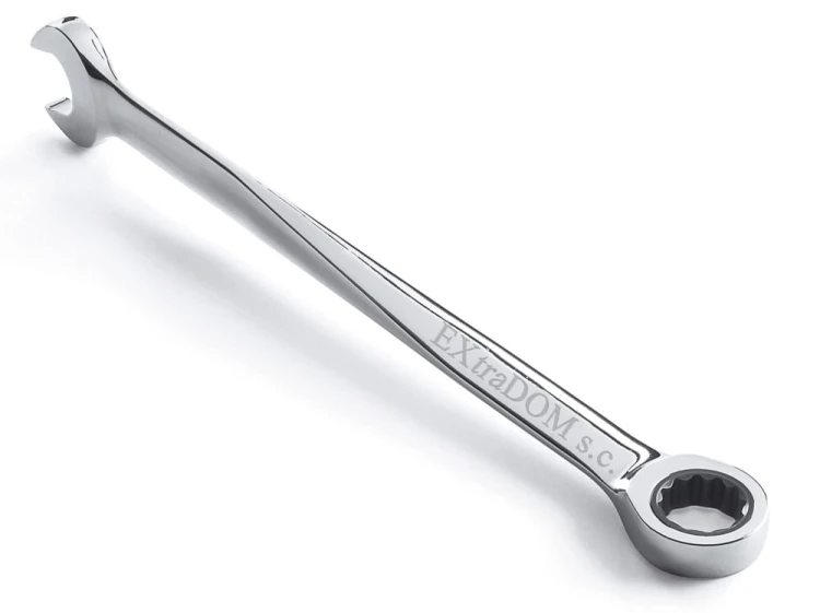  Klucz płasko - oczkowy z grzechotką XL X-BEAM SATA