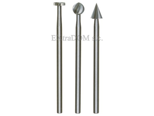 Frezy Proxxon stal wolframowo-wanadowa kpl. 3 szt. 28720