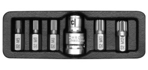 Klucze - bity YATO SPLINE 6cz. YT-0414