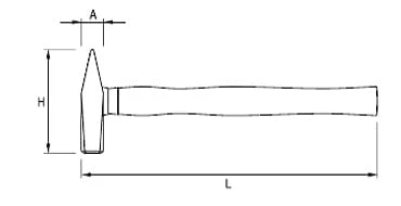 Młotek ślusarski Yato 200g YT-4502