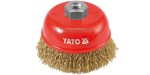Szczotka czołowa Yato 100mm M14 drut mosiądzowany YT-4766