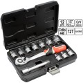 Zestaw narzędziowy Yato 1/2'' 12 cz. w walizce 38671