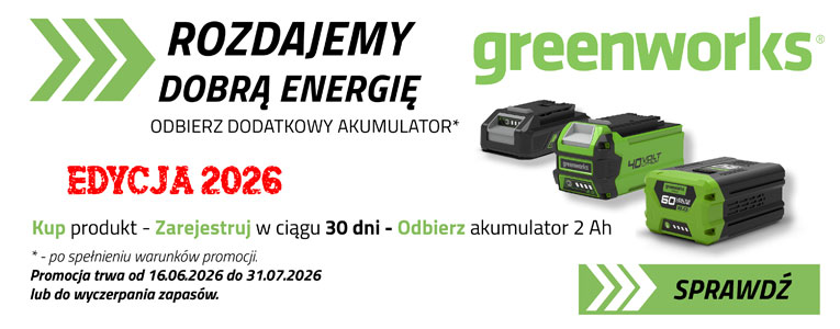 Greenworks - rozdajemy dobrą energię