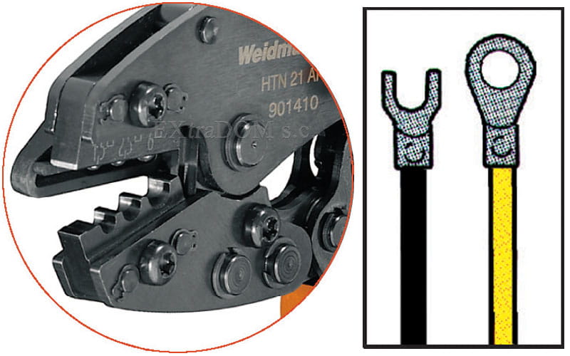 Szczypce do zaciskania końcówek Weidmuller