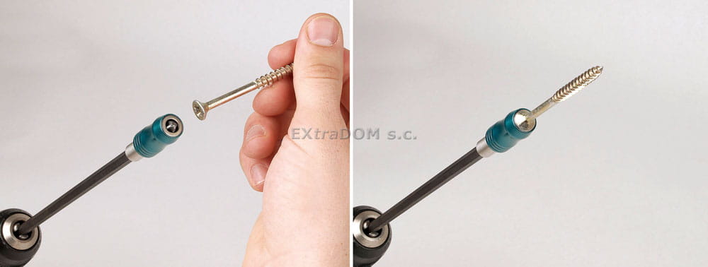 Wolfcraft uchwyt do bitów długi