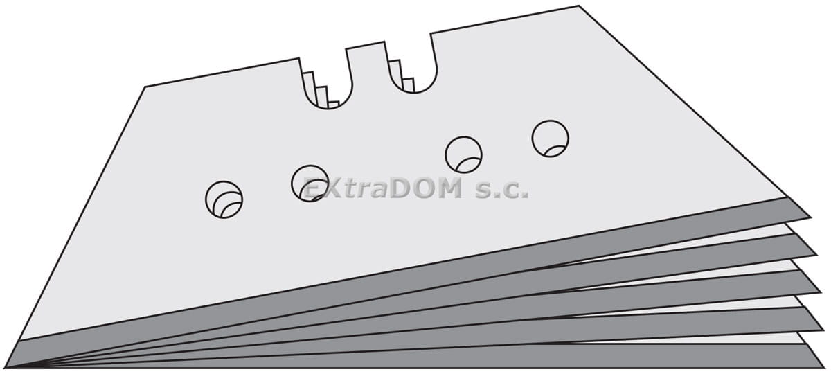 Ostrza trapezowe Lutz
