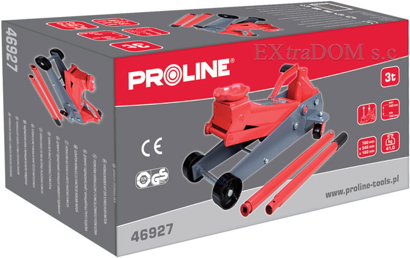 Podnośnik hydrauliczny Proline z funkcją szybkiego podnoszenia 46927