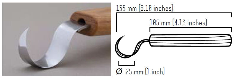Nóż rzeźbierski C1 BeaverCraft
