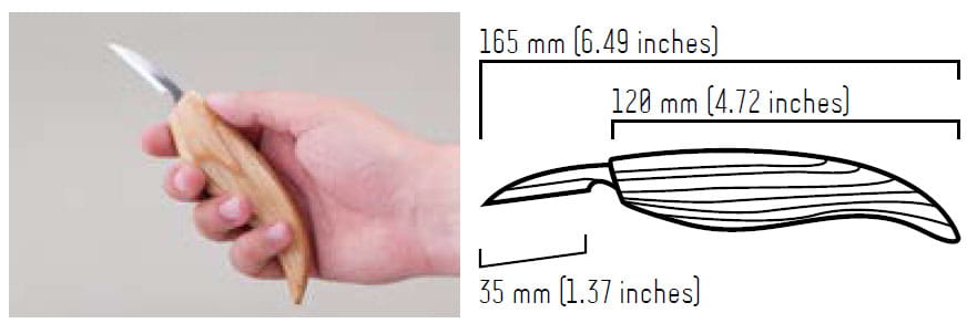 Nóż rzeźbiarski C8 BeaverCraft