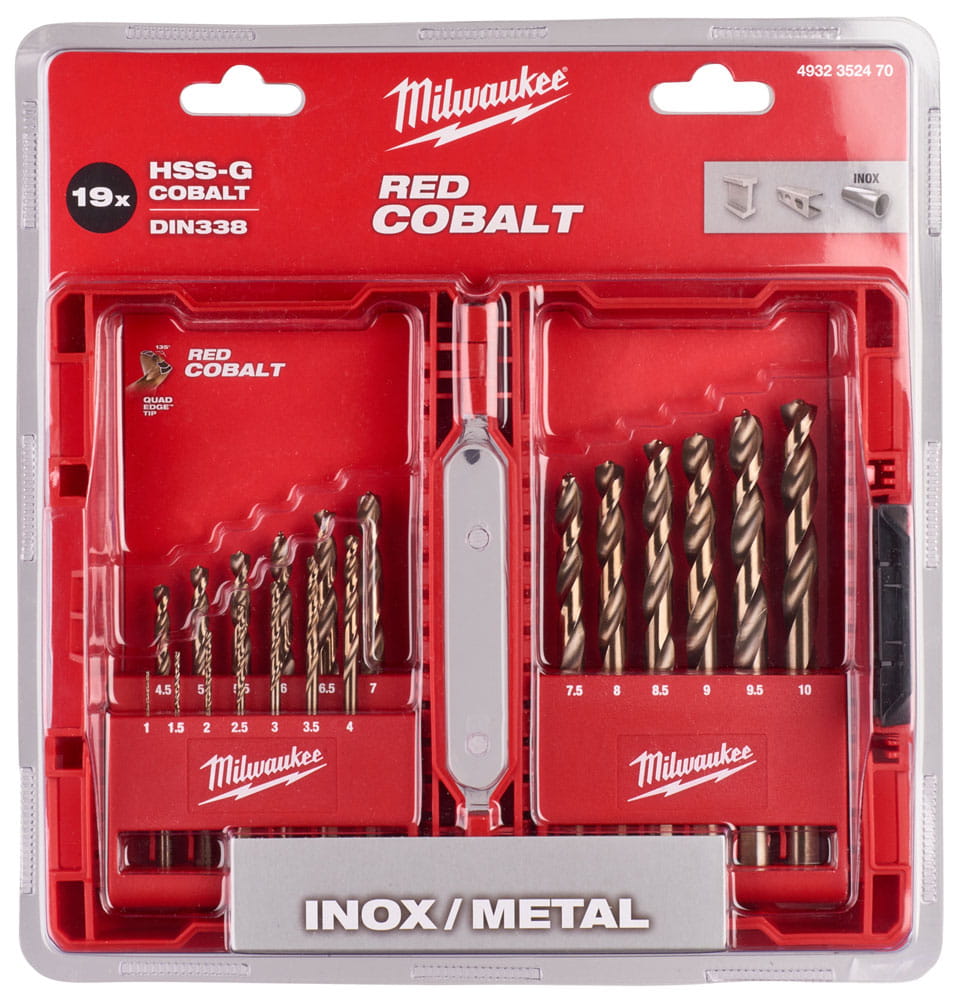 Coffret 10 forets HSS-G - Milwaukee