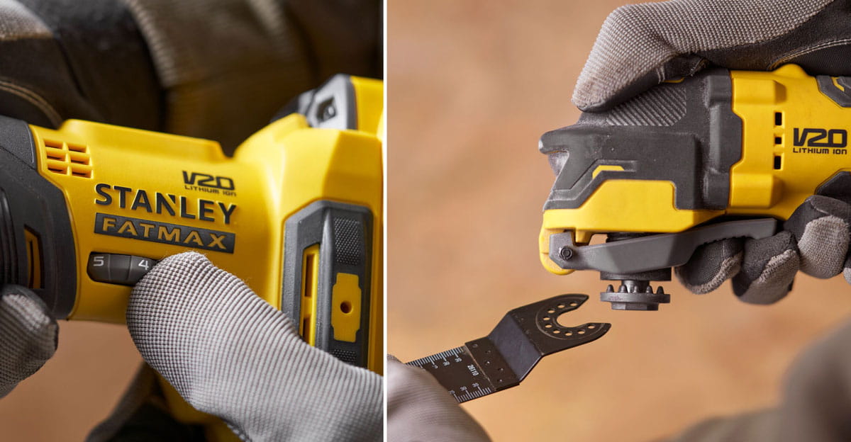 Bezszczotkowe narzędzie wielofunkcyjne 18V STANLEY® FATMAX® V20