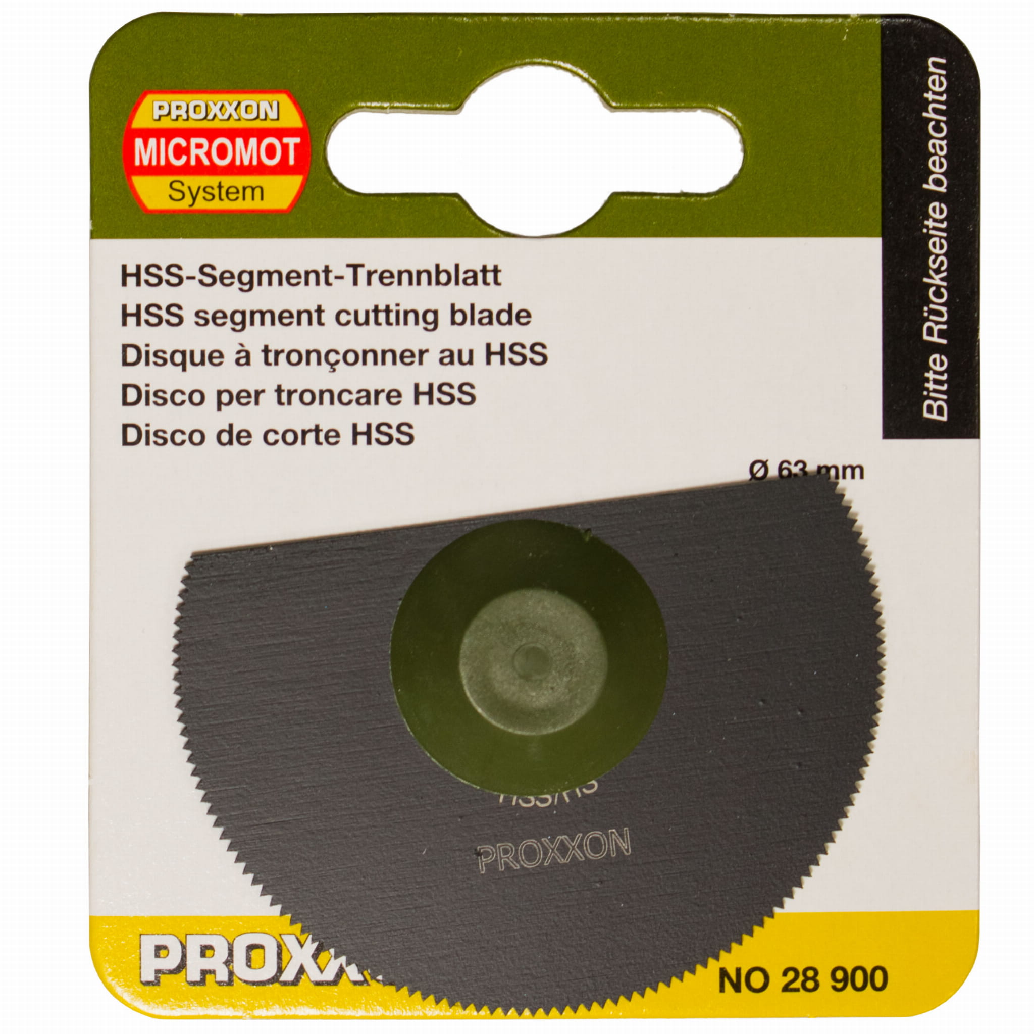  Tarcza tnąca 65 mm HSS Proxxon do szlifierki OZI/E 