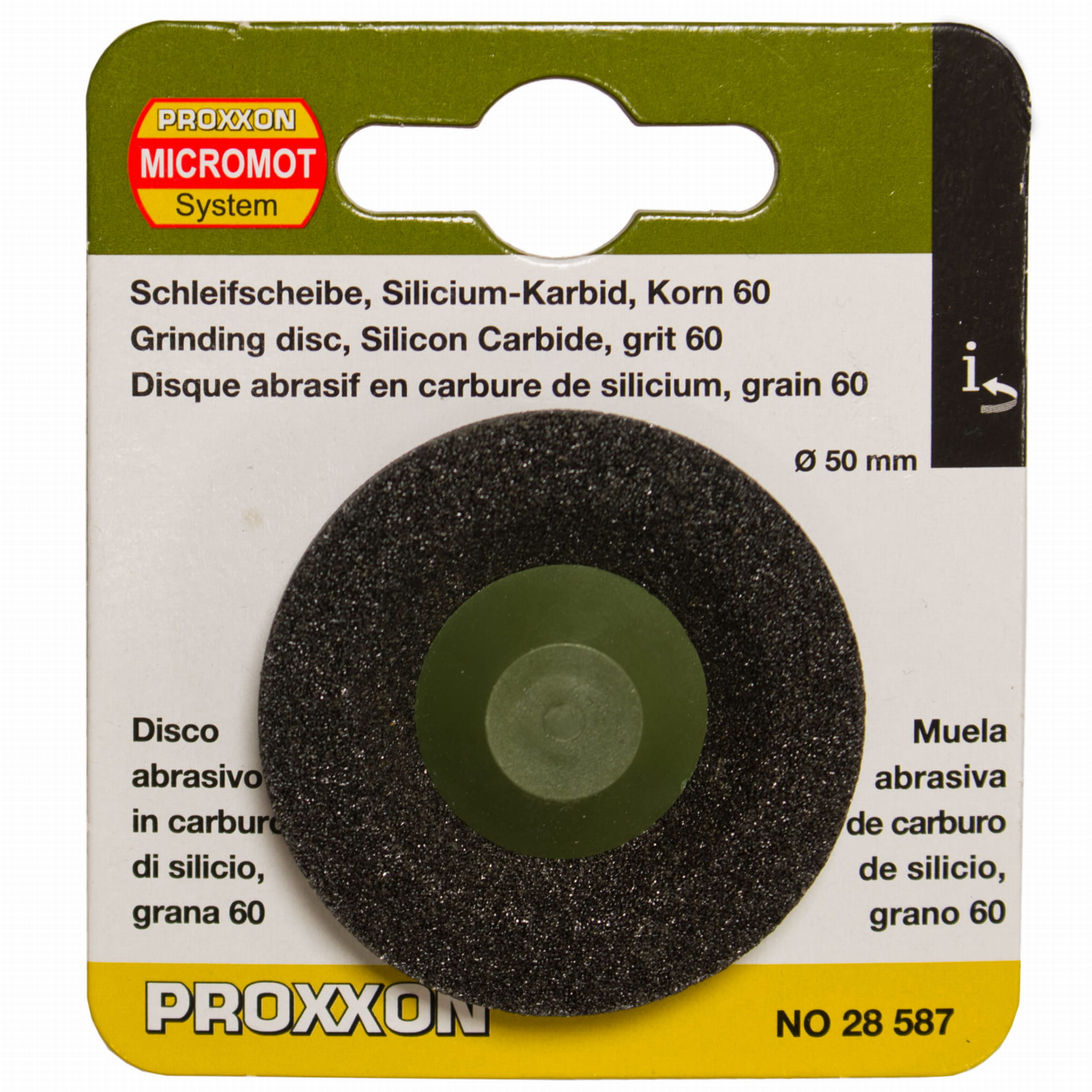  Tarcza ścierna Proxxon do LHW gr. 60 karbokorund 