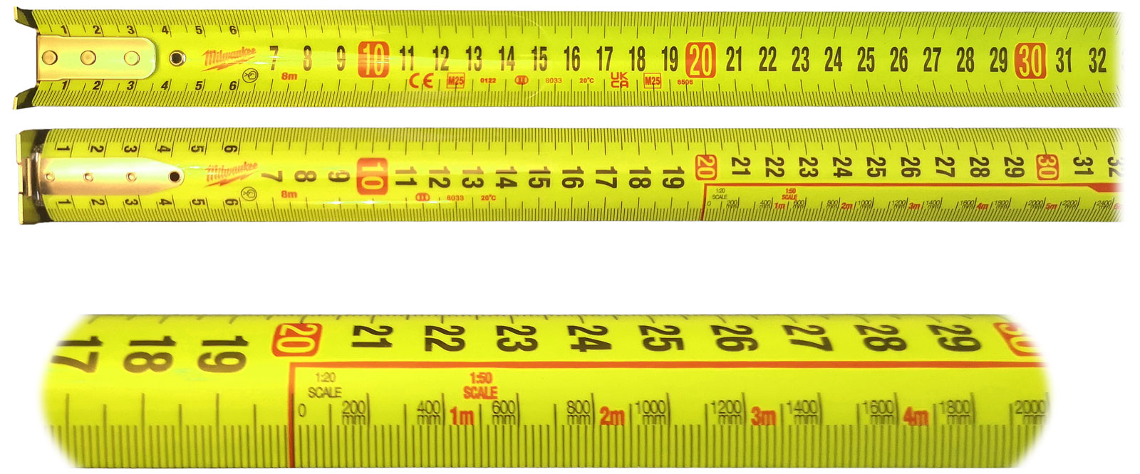Taśma miernicza STUD Milwaukee GEN 3 długości 8m 493249876