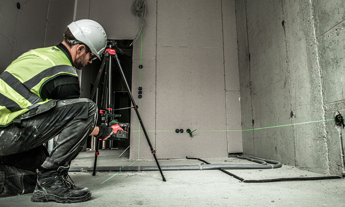 Laser krzyżowy Milwaukee M123PL-0C 3-płaszczyznowy