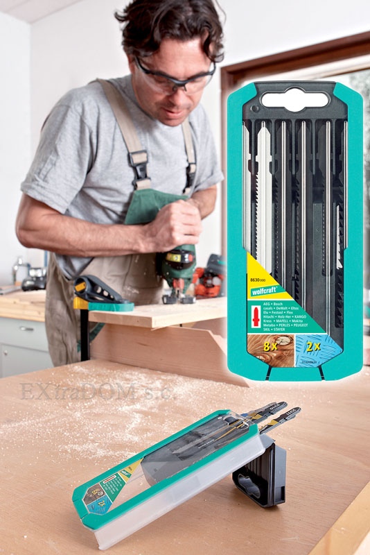 Zestaw brzeszczotów do drewna i metali Bosch kpl. 10cz. Wolfcraft 8630000