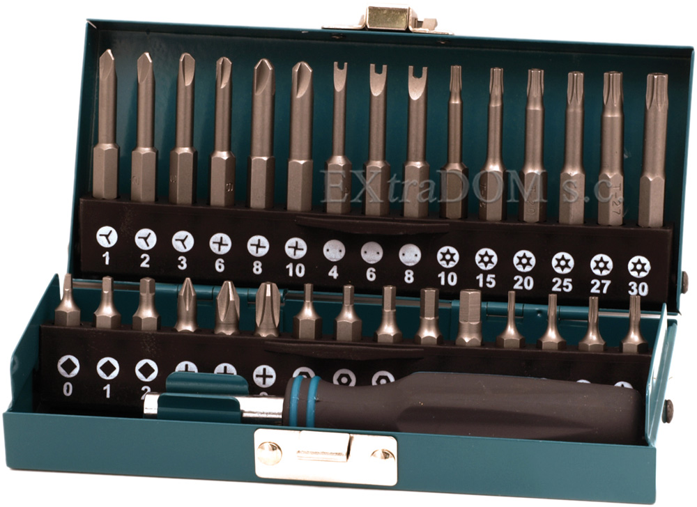 Bity Wolfcraft komplet 32 sztuk w walizce 1386000