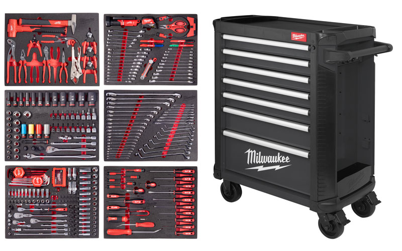 Wózek narzędziowy TOOLGUARD™ 30″ / 78cm - 337 elementów