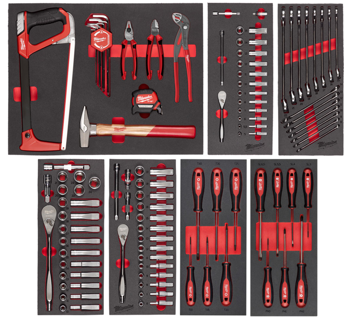 Wózek narzędziowy TOOLGUARD™ 27″/69cm - 131 elementów
